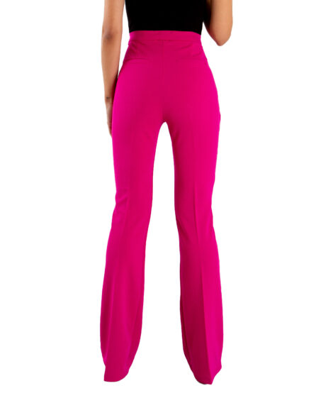 Pantalone rosa a zampa - immagine 3