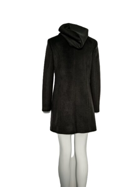 Cappotto Nero Con Cappuccio - immagine 3