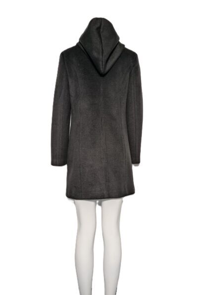 Cappotto Nero Con Cappuccio - immagine 5