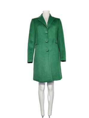 Cappotto Verde Chiusura Bottoni